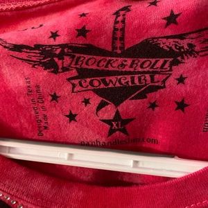 Rock ‘n’ roll Cowgirl pink shirt